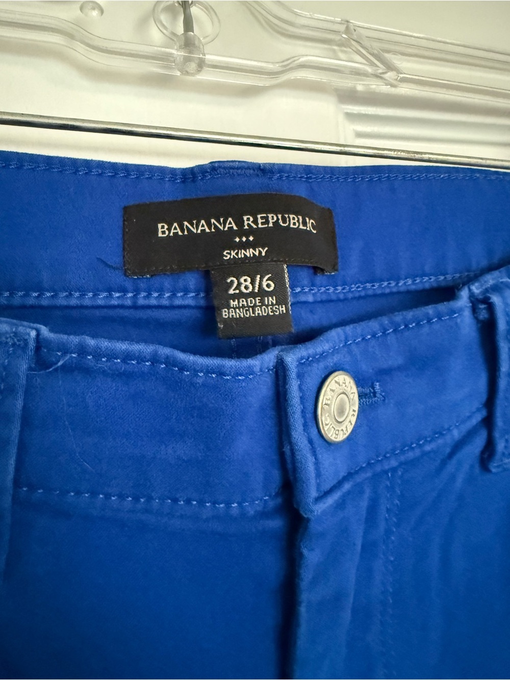 Banana Republic Skinny Women’s Pants in Cobalt Blue